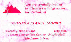 Recital Invitation