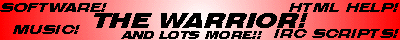 Warrior Banner