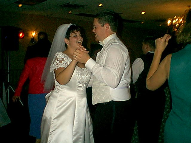 Danielle and Jason dancing
