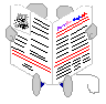 mouse 
reading paper