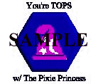 You're Tops award pink