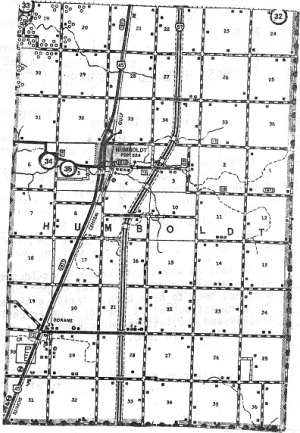 Humboldt Township Cemetery Map