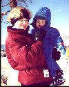 Amy and Jeffrey in Keystone, CO at 8 degrees above 0. (12/98)