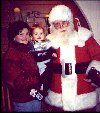 Amy, Jeffrey and Santa. 12-98