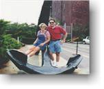 Steve and Amy on an anchor