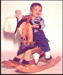 Jeffrey on rocking horse