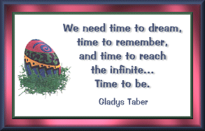 We need time to dream...