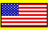 American Flag Clip Art by Broderbund's The Print Shop Ensemble III