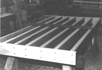The frame of a windchest
