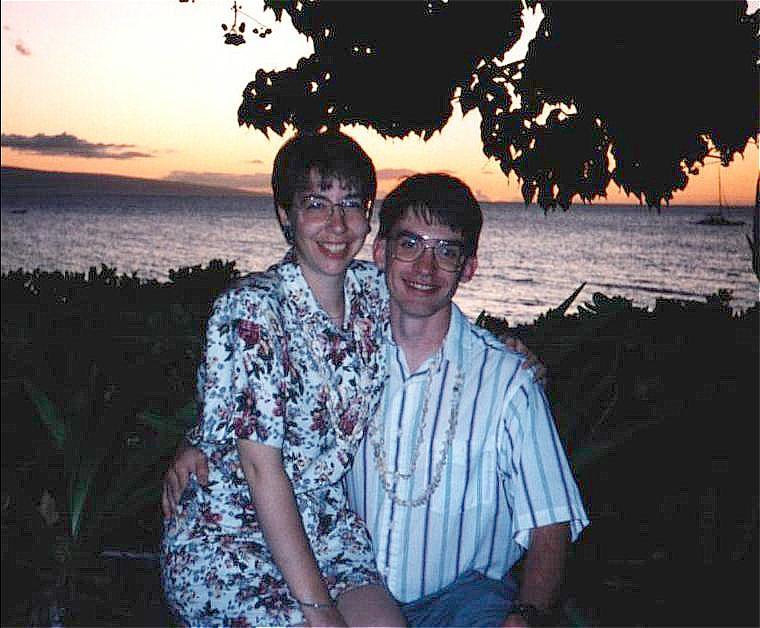 The two of us at Sunset