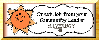 Community Leader good job award -- January 22,1998