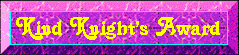 Kind Knights button