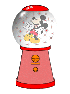 Mickey Gumball Machine...compliments of Country Bear