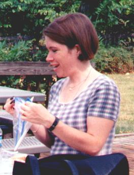 Sue at a Picnic Lunch