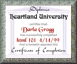 html 101 diploma