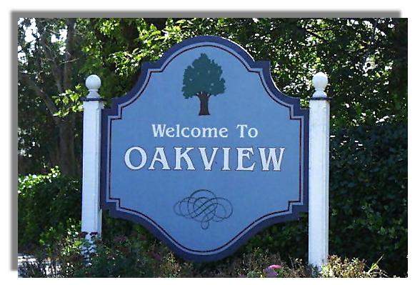 OAKVIEW WELCOME SIGN