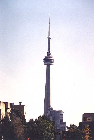 I_want's Photography - University of Toronto - peeking through the view is the CN Tower - 20 kbytes