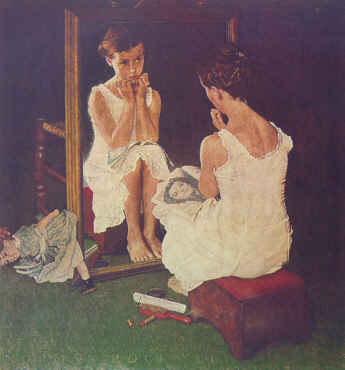 Girl at the Mirror