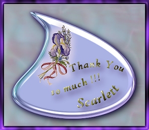 Thanks, Scarlett!