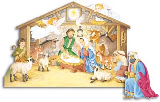 Nativity Bulletin Board Set