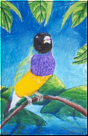 [Painting of a parrot]