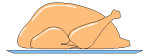 [Turkey on a plate]