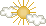 zon en wolk