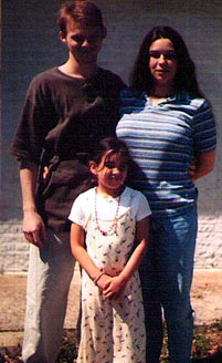 Our Easter family picture chad,mom and me