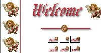 Angel Flower Background Set