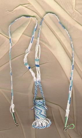 beaded bottle
