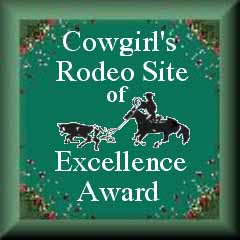 Cowgirl's Rodeo Site Award of Excellence