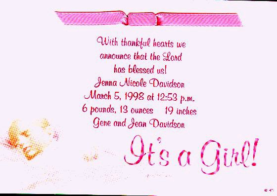 Announcement