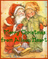 Santa and child, gift from Alison Heart