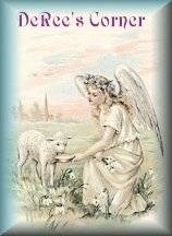 DeRee's, angel feeding a lamb