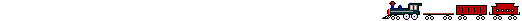small animated train