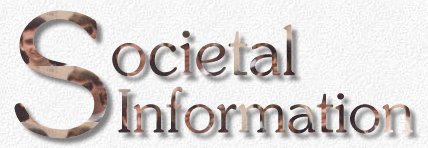 The header for our site, it reads Societal Information.