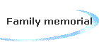 Family memorial