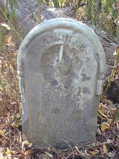 Sarah Frances Foster's tombstone