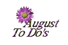 August Activities