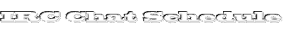 IRC Chat Schedule
