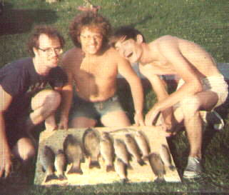 Jim Walters, Larry, and Robert and a mess of bass.