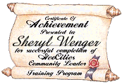 e-mail Sheryl for help