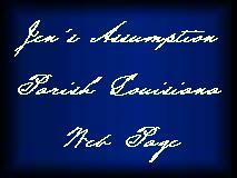 Link to Jen's Assumption Parish Louisiana Genealogy Page