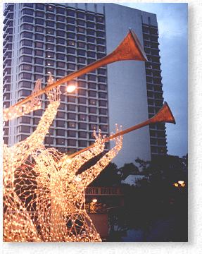 Two Lit-Up Angels