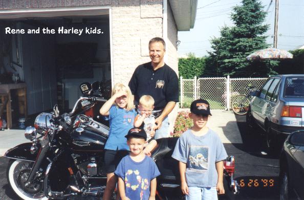 Mr. Harley and the Kids.