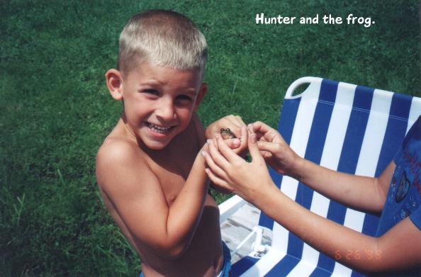 Hunter and the frog.