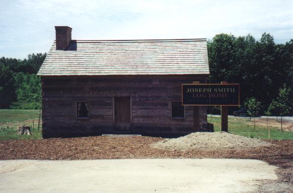 Joseph Smith Log Home.