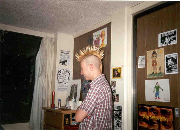 a profile of a nice haircut