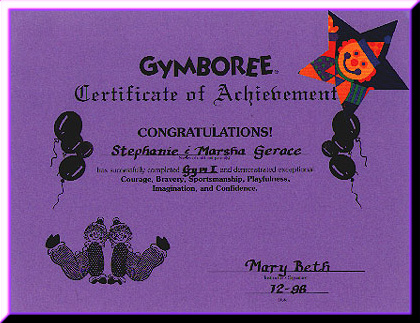 Gymboree I Diploma