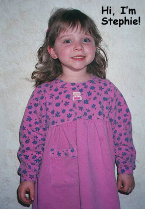 Stephanie with curly hair